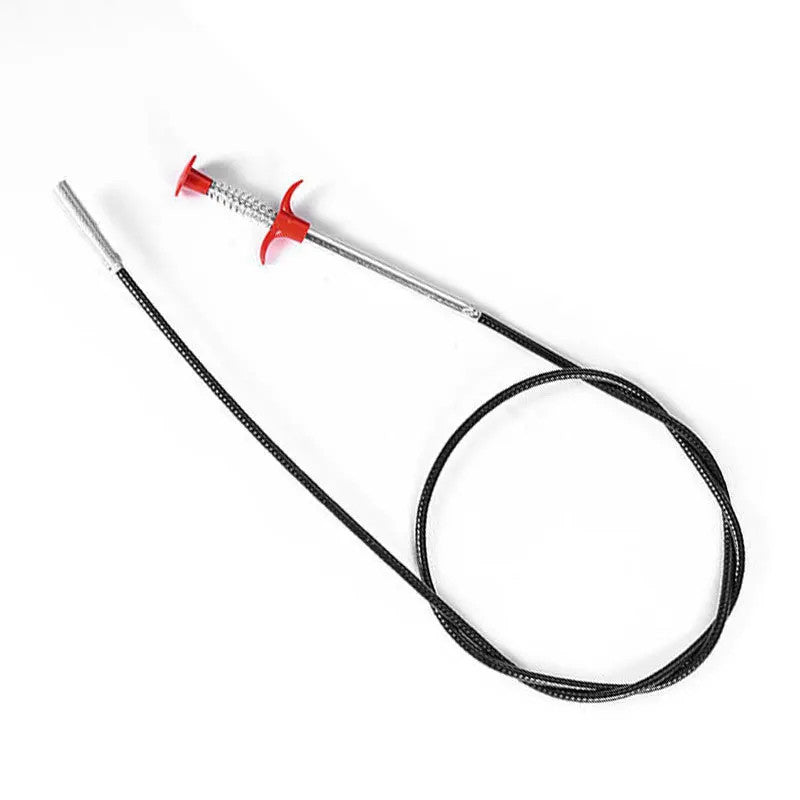 Spring Drain Cleaning Tool – Pipe & Sewer Unclogging Snake