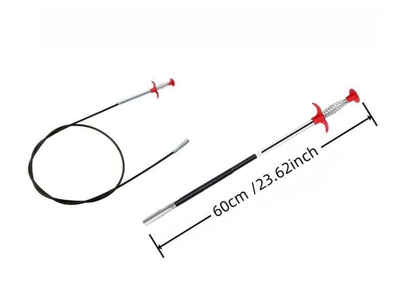 Spring Drain Cleaning Tool – Pipe & Sewer Unclogging Snake