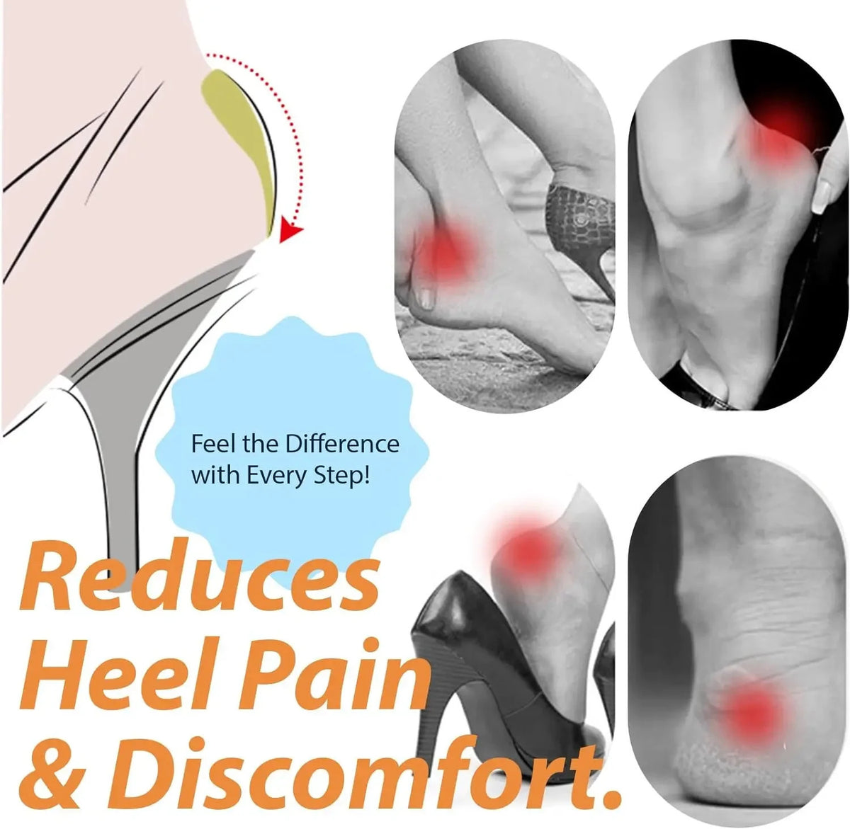 Heel Pads for Shoes Grips