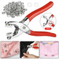 400pcs Metal Snap Button & Pliers Set