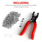 400pcs Metal Snap Button & Pliers Set