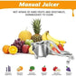 Stainless Steel Fruits Juicer Squeezer