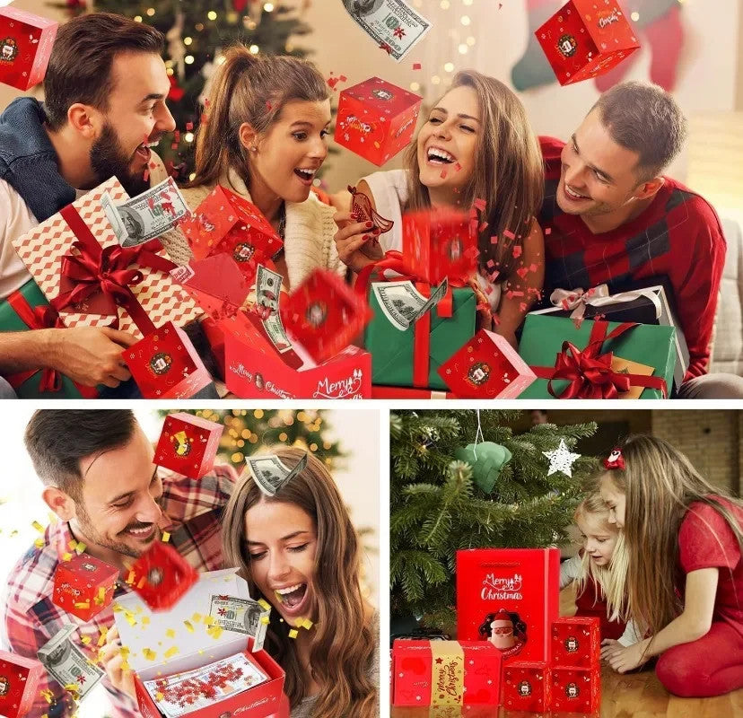 Christmas Gift Box Diy Folding Paper
