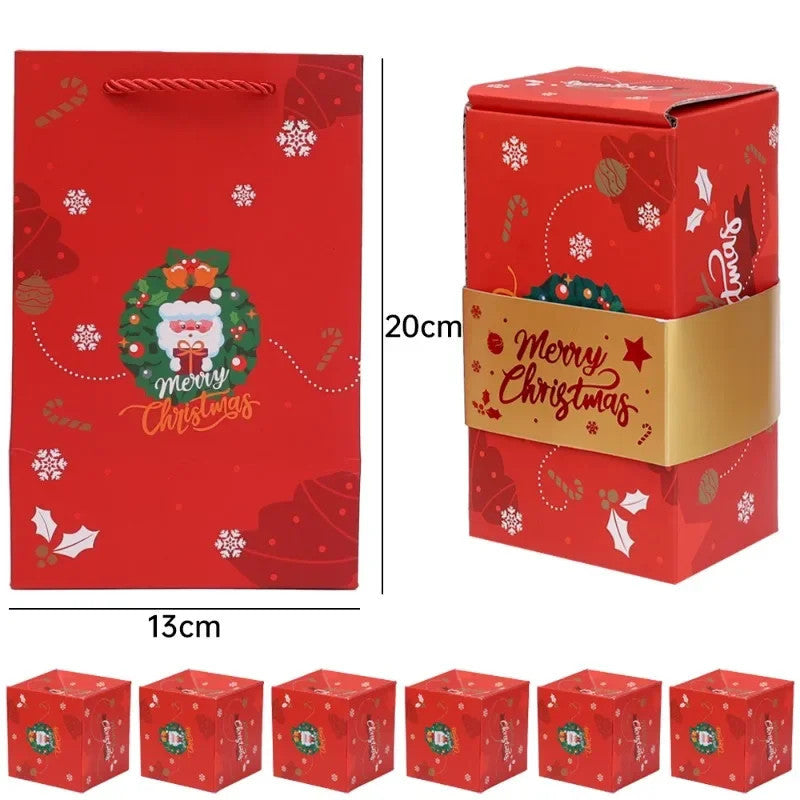 Christmas Gift Box Diy Folding Paper
