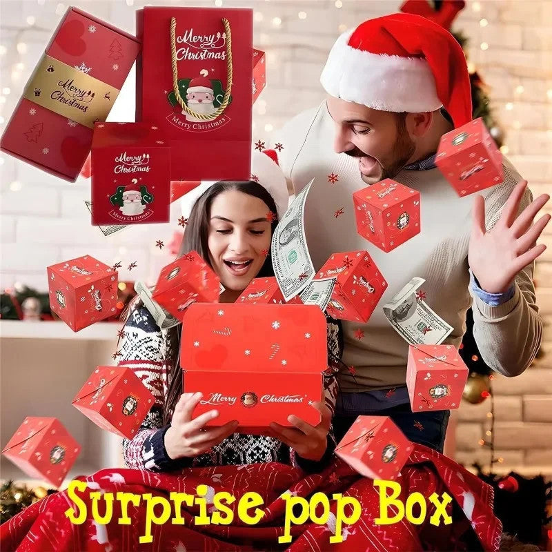 Christmas Gift Box Diy Folding Paper