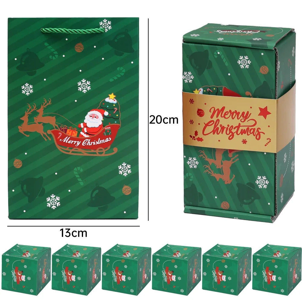 Christmas Gift Box Diy Folding Paper