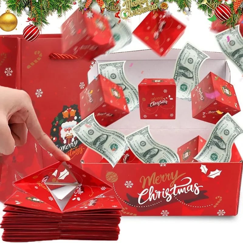 Christmas Gift Box Diy Folding Paper