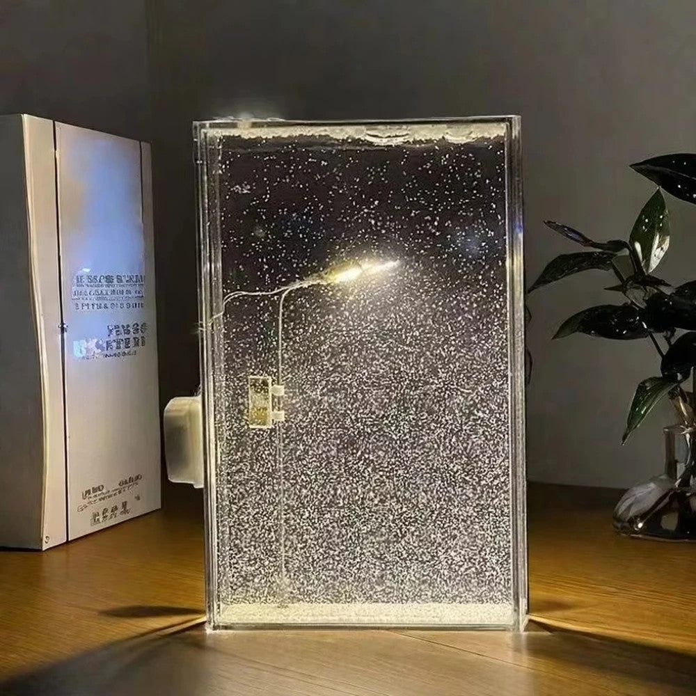 Snowy Night DIY Decor Lamp