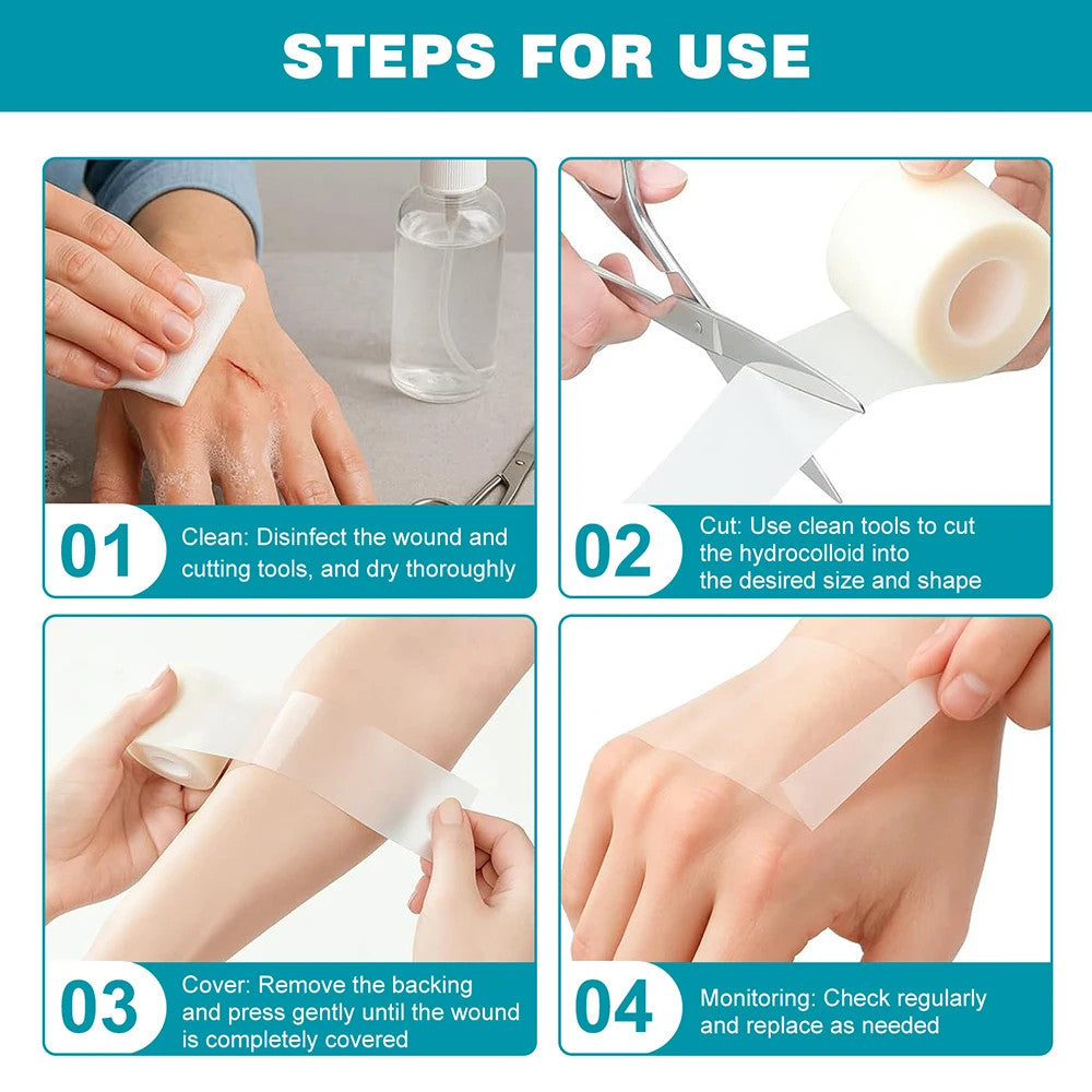 Self-Adhesive Hydrocolloid Roll