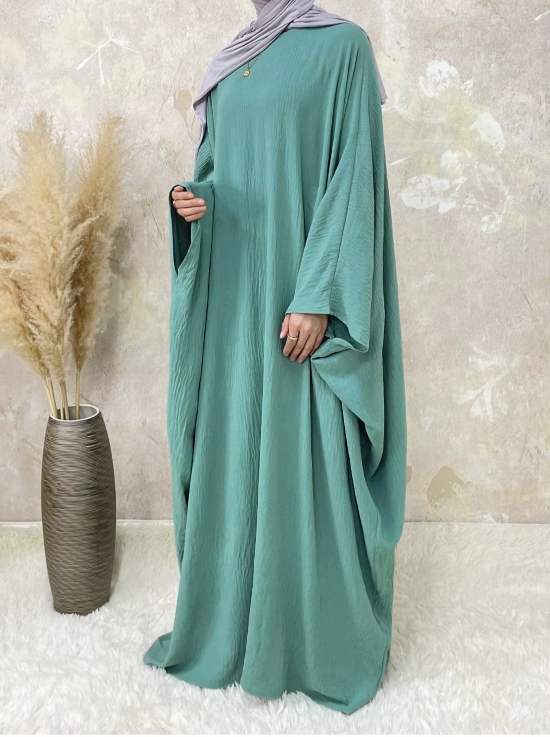 Butterfly Batwing Kaftan Dress
