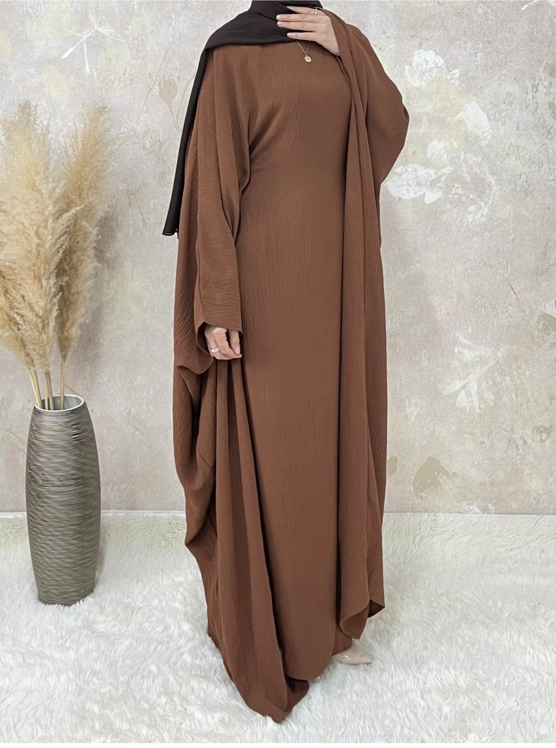 Butterfly Batwing Kaftan Dress