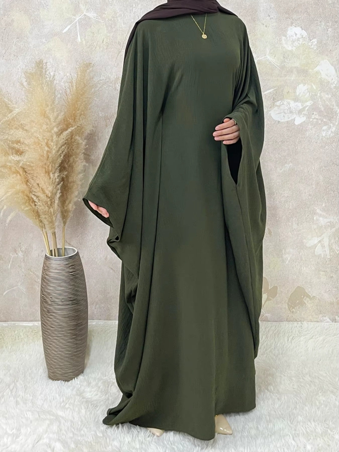 Butterfly Batwing Kaftan Dress