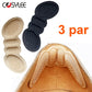 3 Pairs Heel Insoles Pads Patch Pain Relief