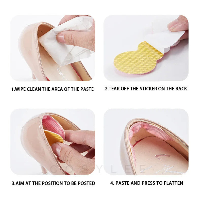 3 Pairs Heel Insoles Pads Patch Pain Relief