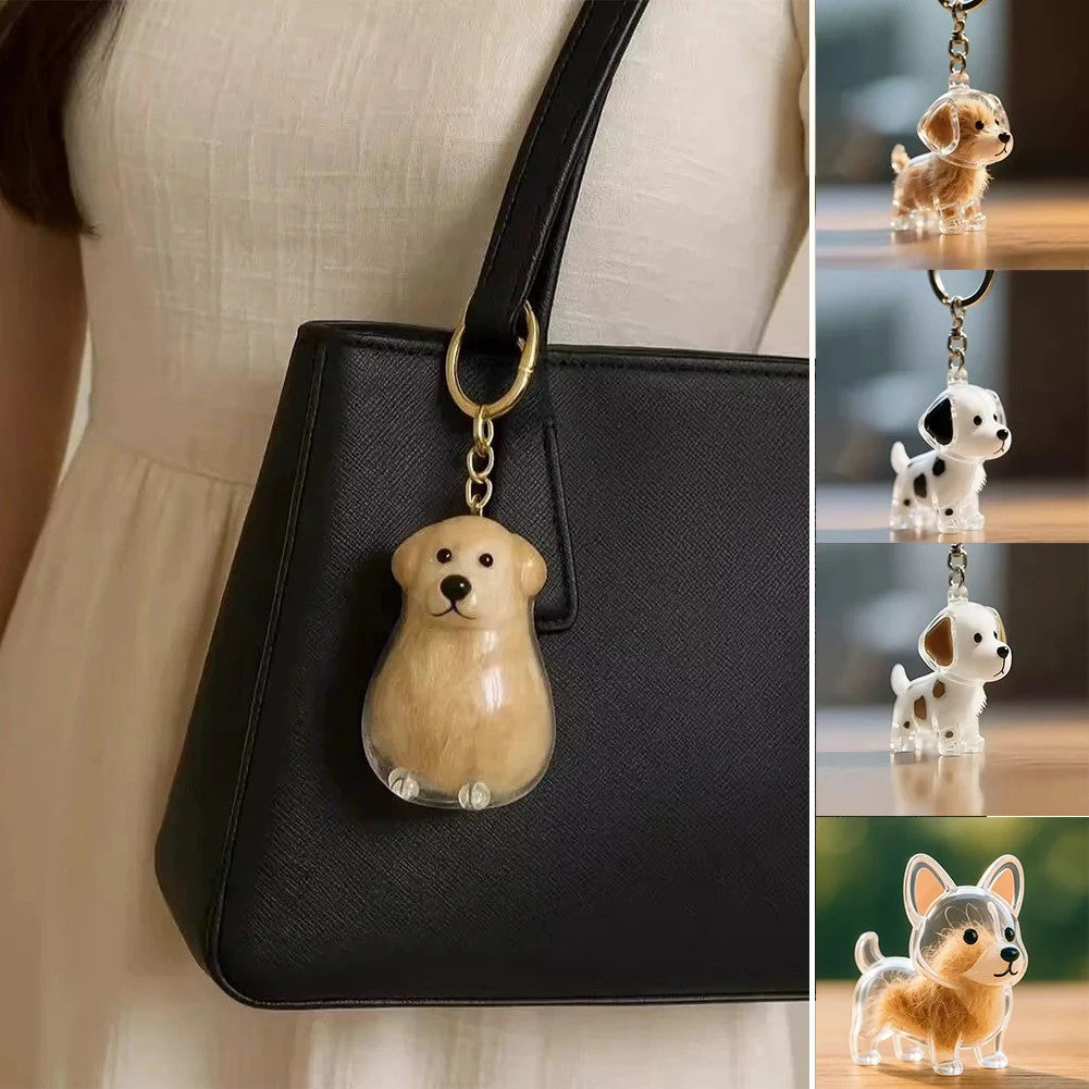 Pet Hair Memory Keyring