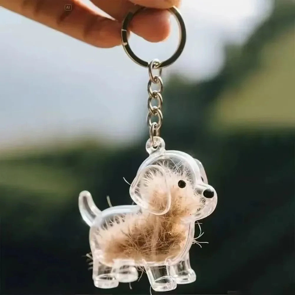 Pet Hair Memory Keyring