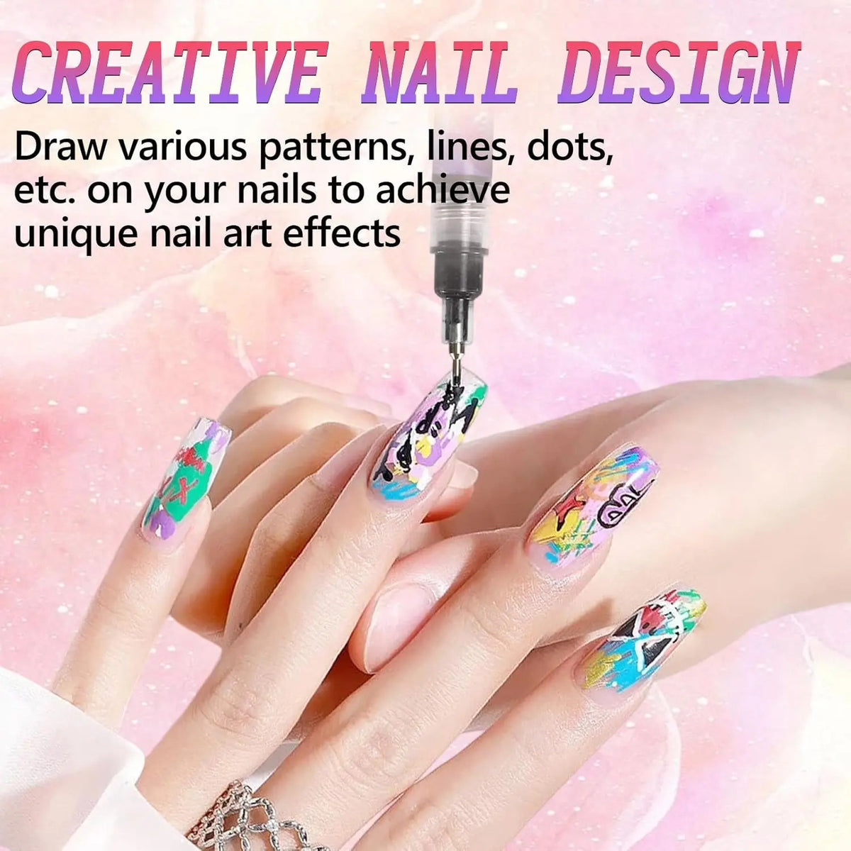 precision acrylic nail art pen set