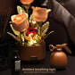 Auto-Blooming Wooden Flower Bouquet