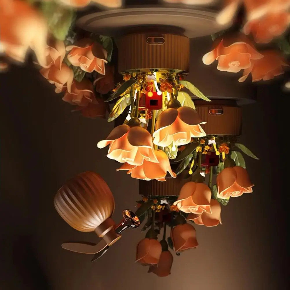 Auto-Blooming Wooden Flower Bouquet