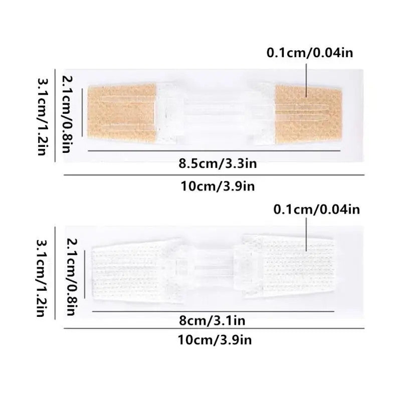1Pc Zipper Tie Wound Closure Patch