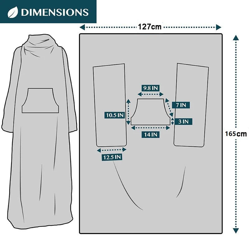 Wearable Sleeve Blanket