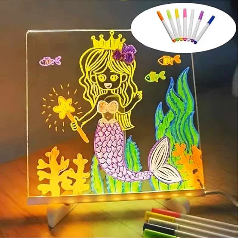 LED Luminous Note Board Night Light