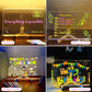 LED Luminous Note Board Night Light