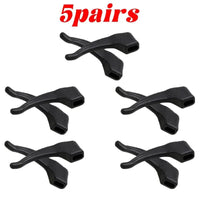 5 pairs-black