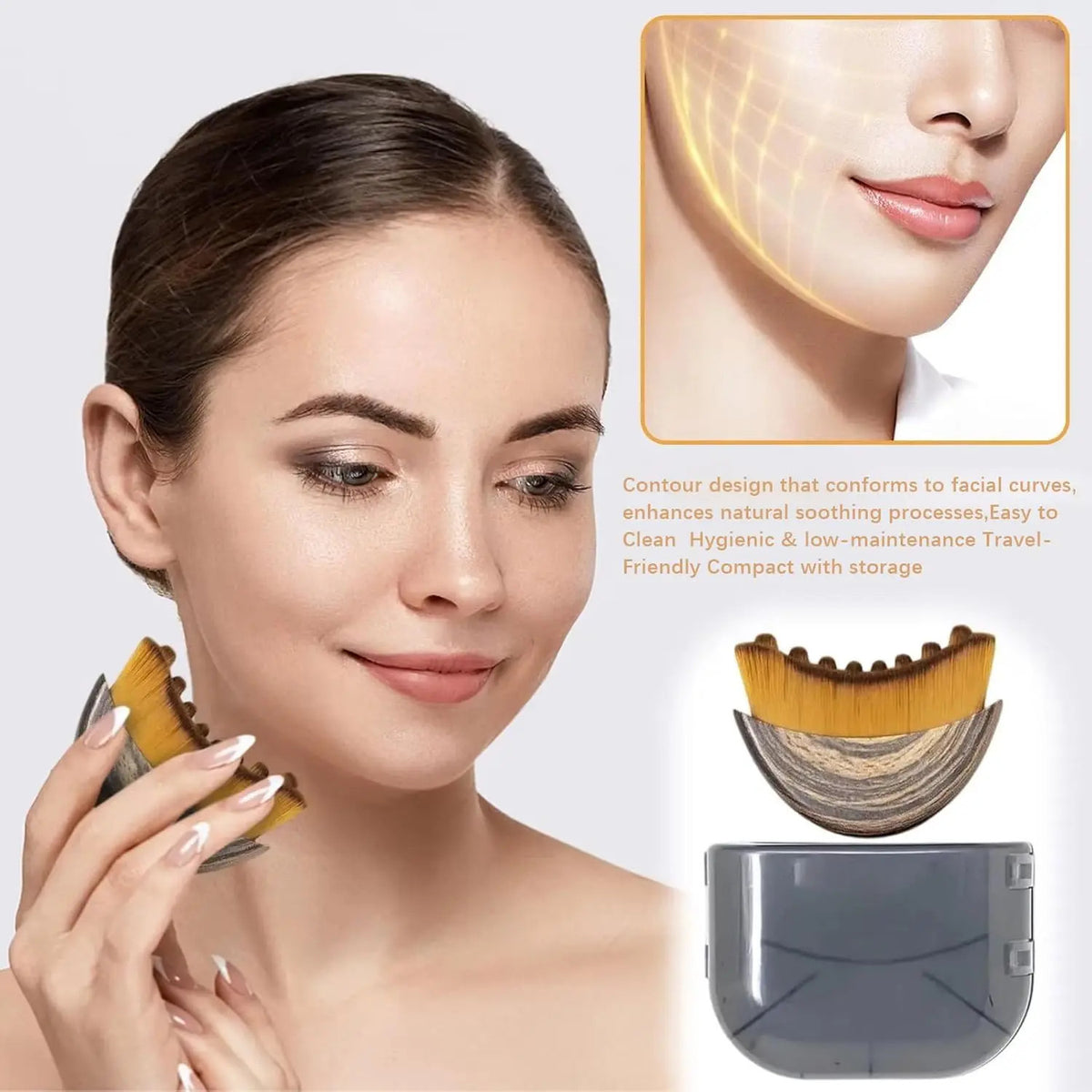 Facial Contour & Jawline Sculpting Brush