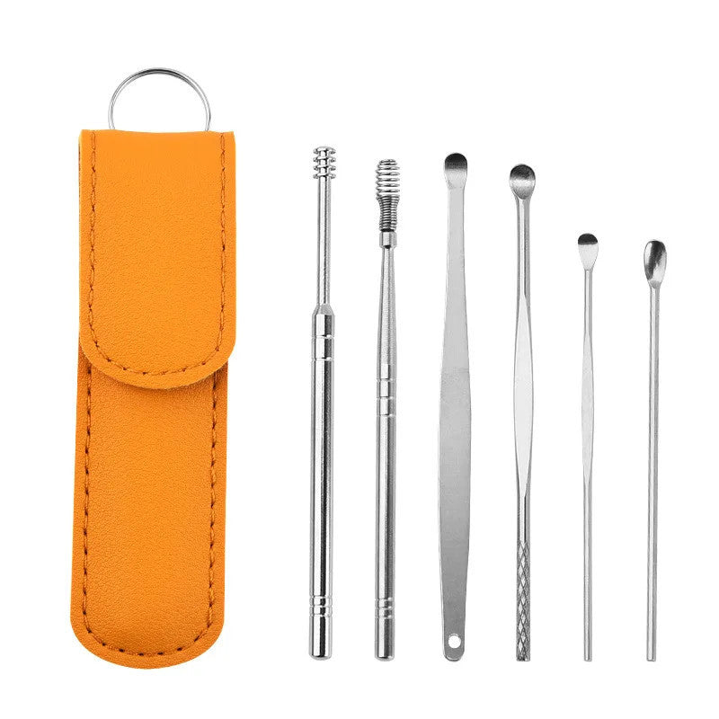 6Pcs/set Ear Cleaner Ear Wax Cleaning Tools