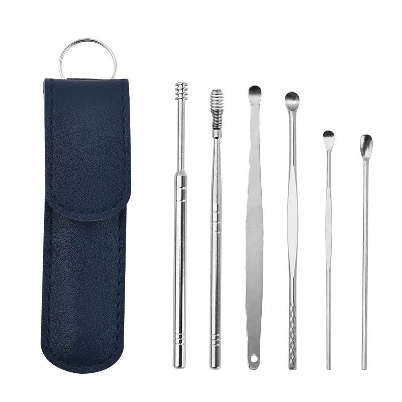 6Pcs/set Ear Cleaner Ear Wax Cleaning Tools