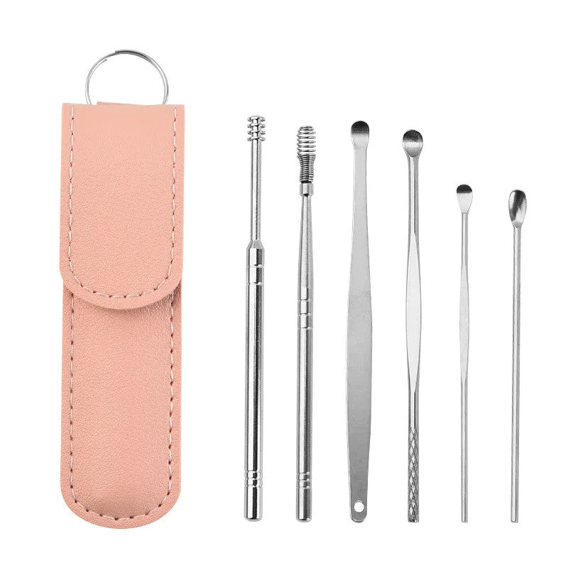 6Pcs/set Ear Cleaner Ear Wax Cleaning Tools