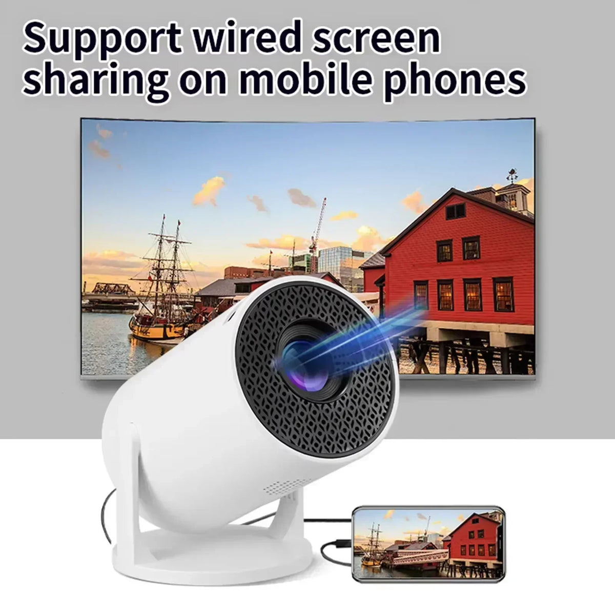 New HY300 Portable 4K Projector