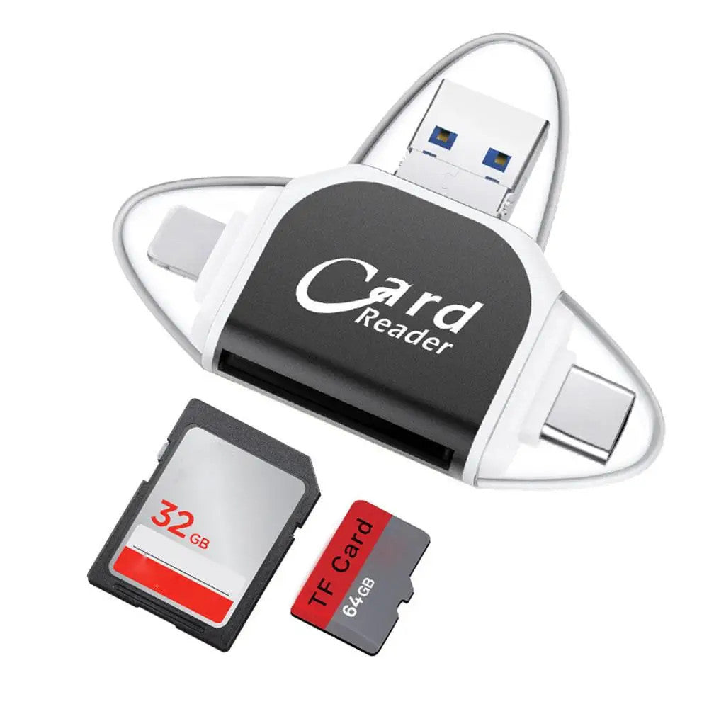 4 In 1 SD Card Reader