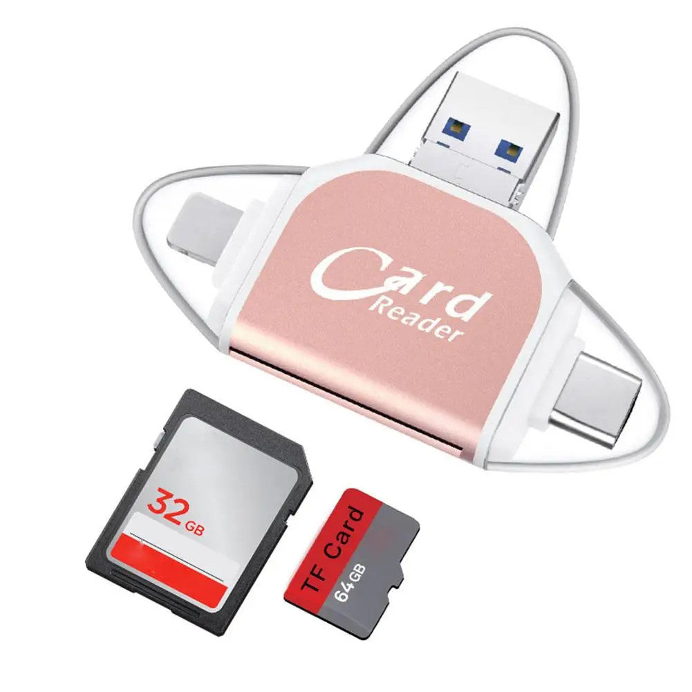 4 In 1 SD Card Reader