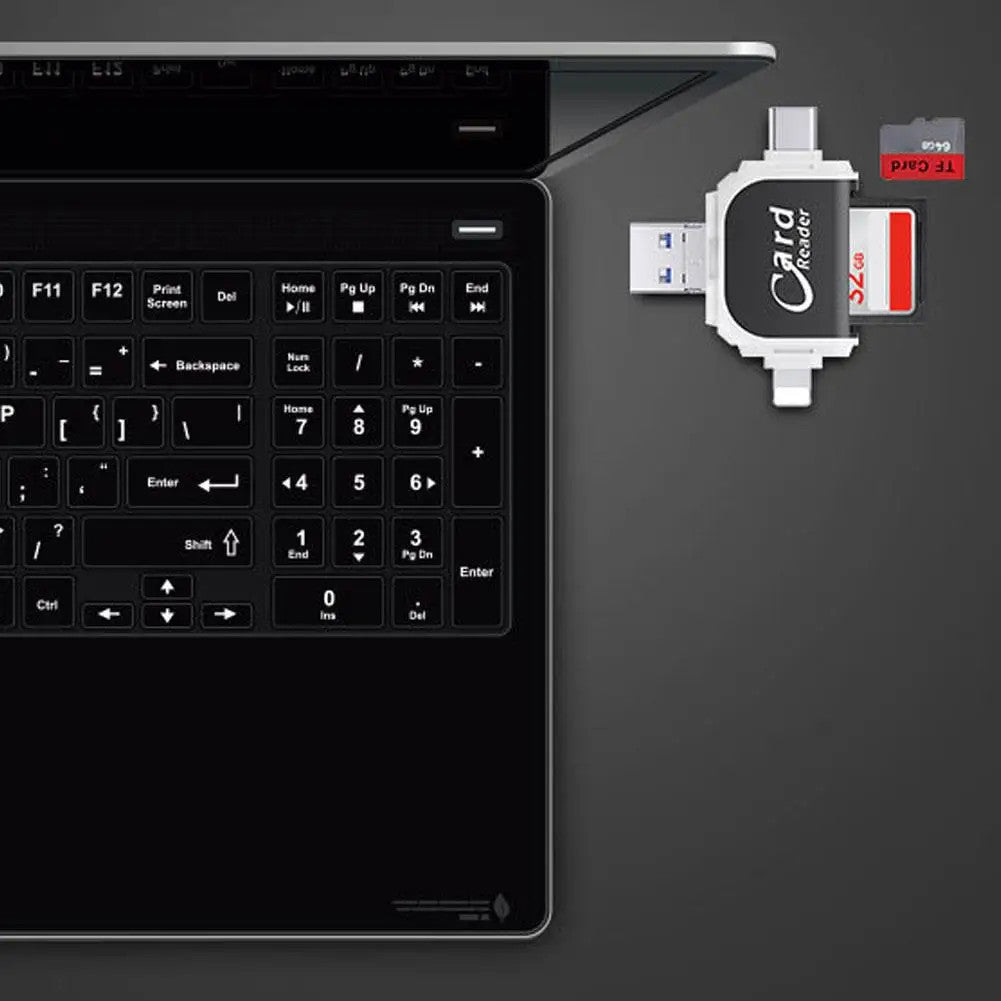 4 In 1 SD Card Reader