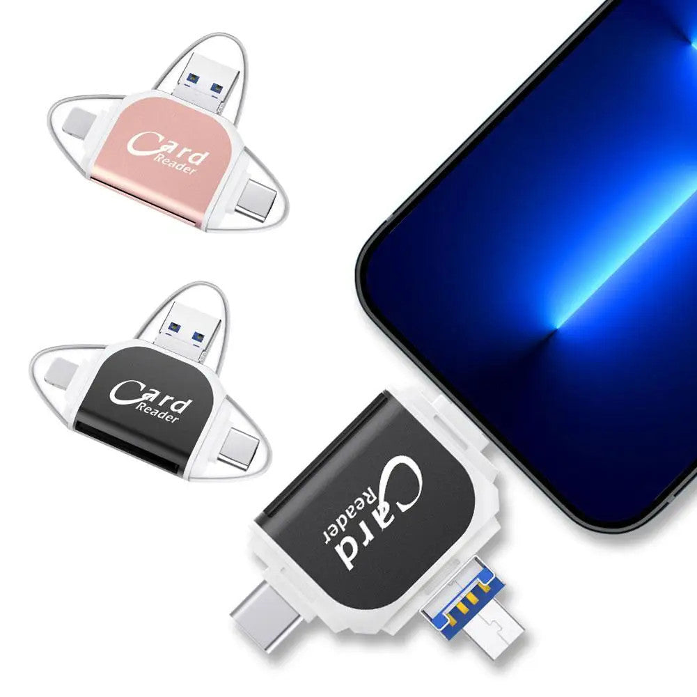 4 In 1 SD Card Reader