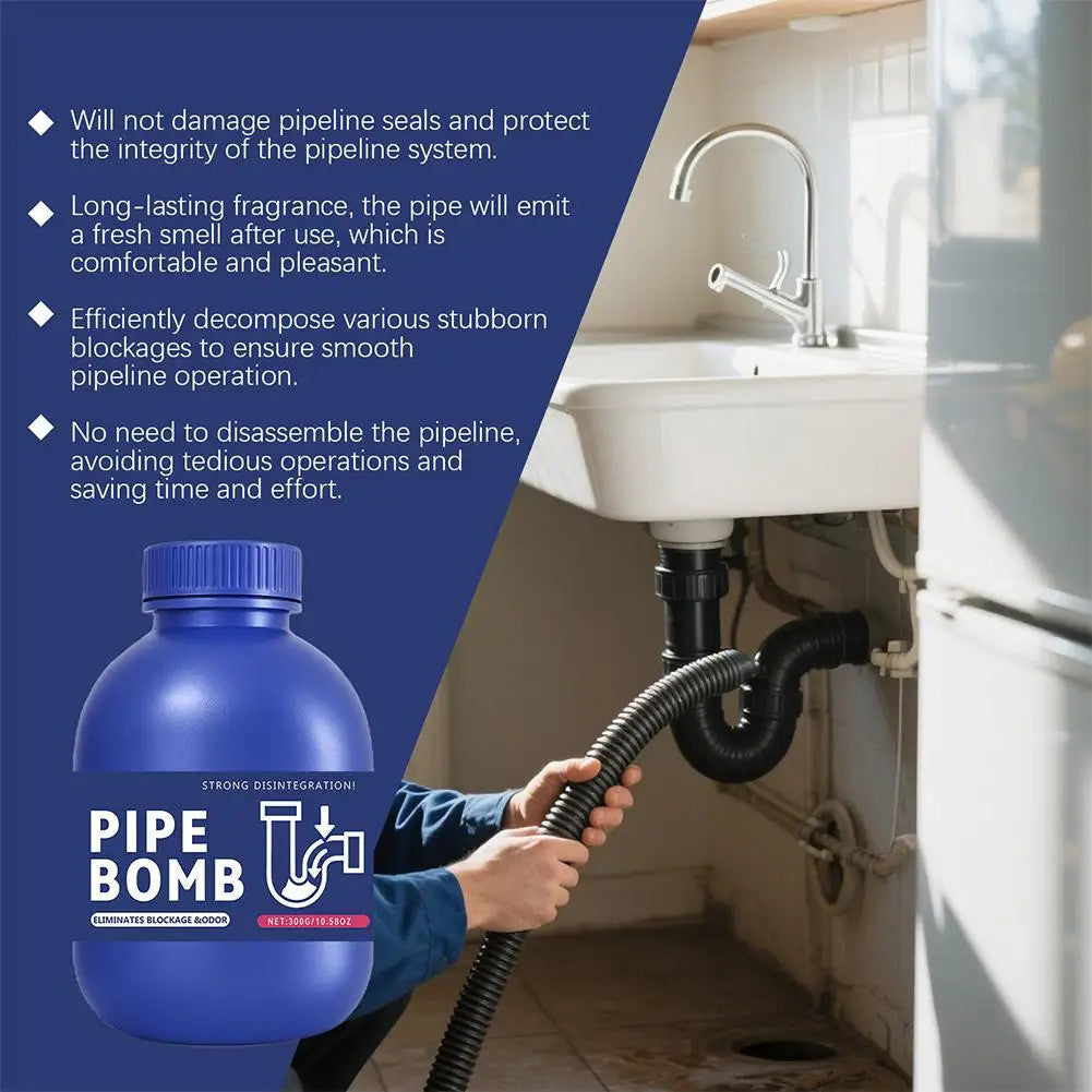 Strong Drain Cleaner Powder Sink Pipe Unclogger