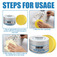 Shoe Cleaning Cream with Sponge
