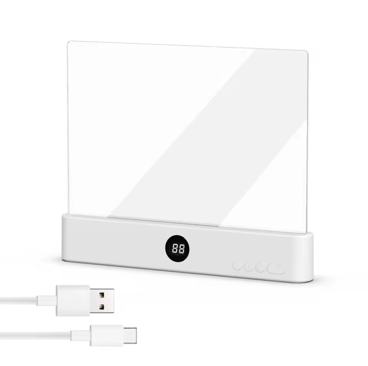 2-in-1 LED Book & Night Light – USB Rechargeable, Dimmable