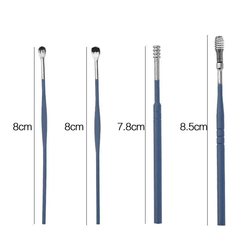 6Pcs Reusable Stainless Steel Ear Wax Removal Tool