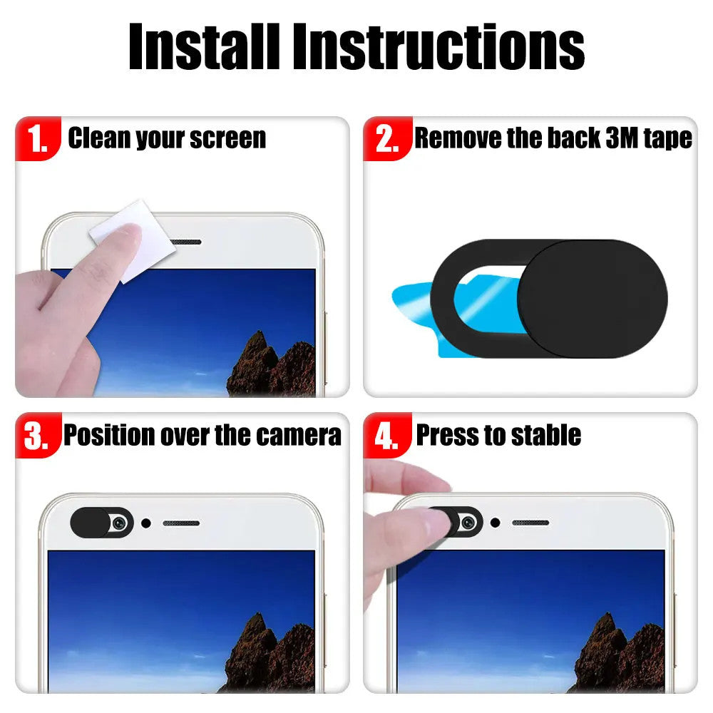 Privacy Front Webcam Camera Cover