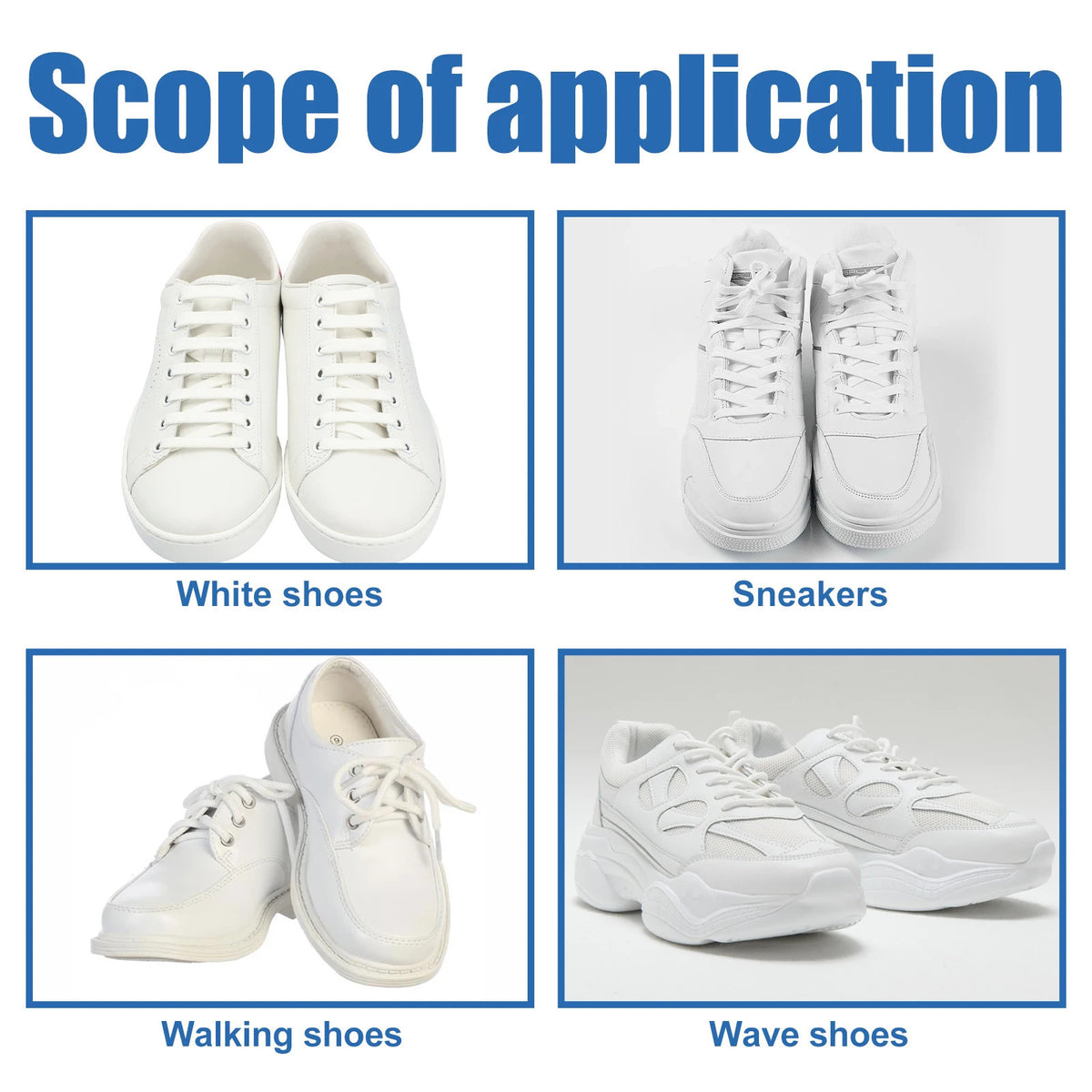 White shoes cleaning cream