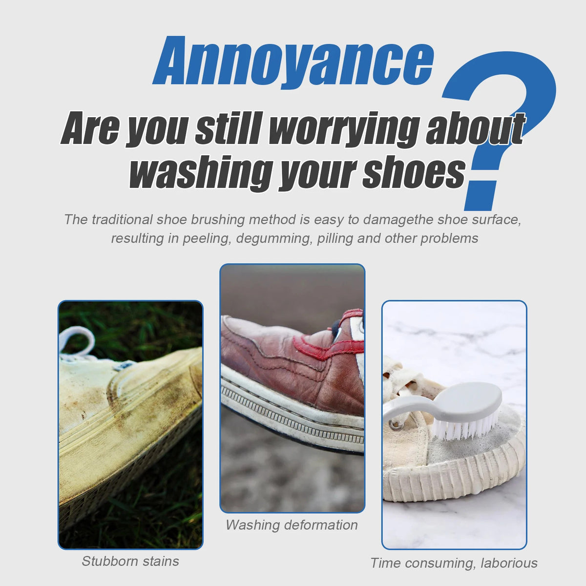 White shoes cleaning cream