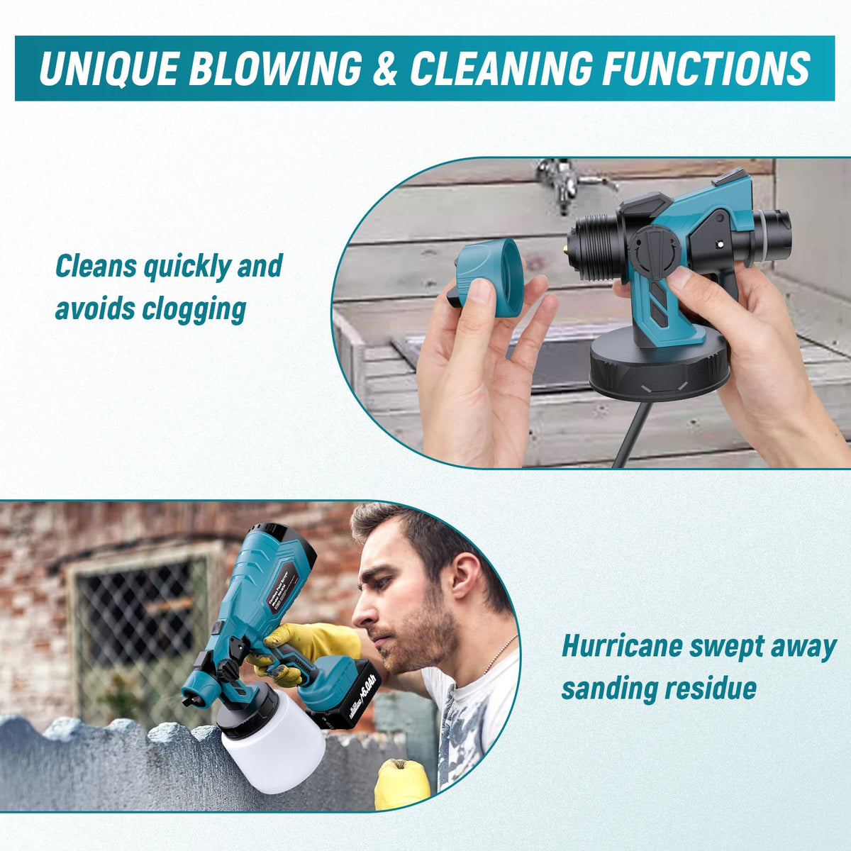 Cordless Paint Spray Gun