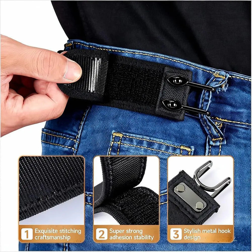 Tactical Metal Hook Elastic Belt Unisex