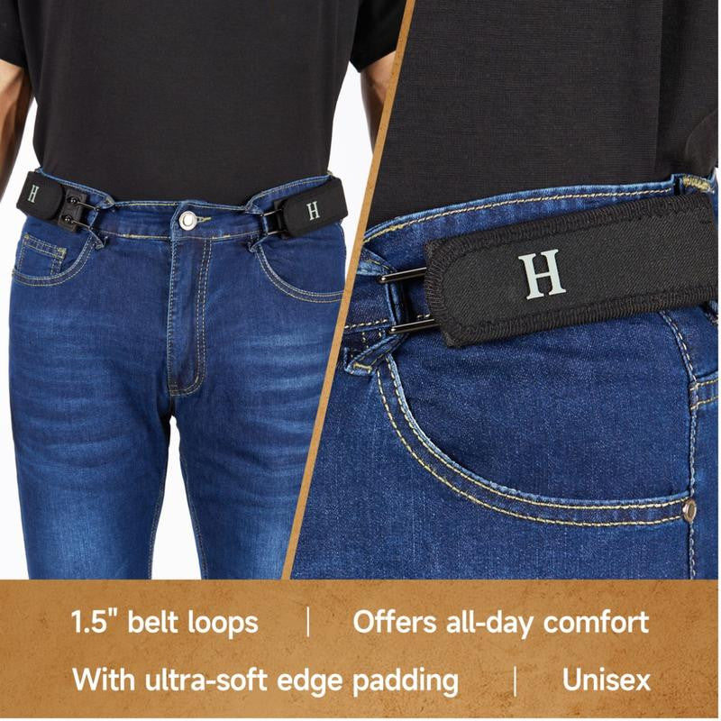 Tactical Metal Hook Elastic Belt Unisex