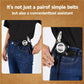 Tactical Metal Hook Elastic Belt Unisex