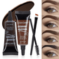 Natural 6 Colors Liquid Dyeing Eyebrow Cream Set