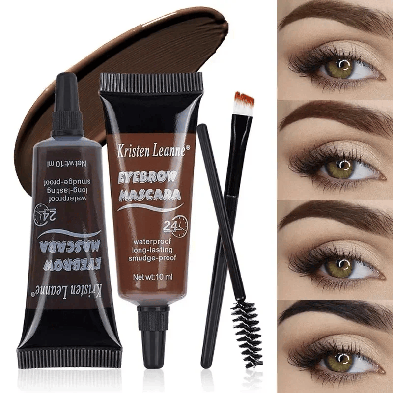 Natural 6 Colors Liquid Dyeing Eyebrow Cream Set